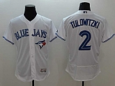 Toronto Blue Jays #2 Troy Tulowitzki White 2016 Flexbase Authentic Collection Stitched Jersey,baseball caps,new era cap wholesale,wholesale hats